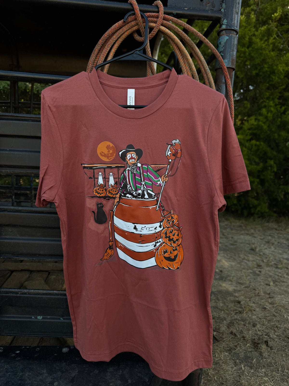Halloween Rodeo Clown Tee