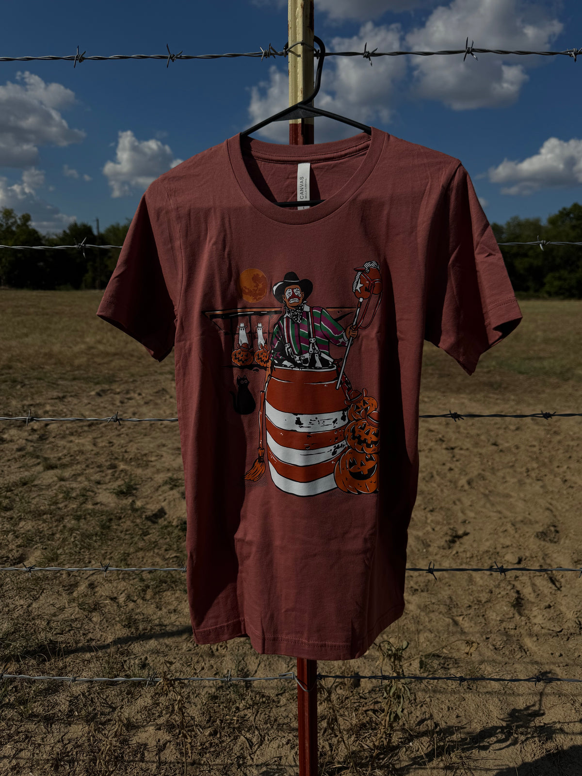 Halloween Rodeo Clown Tee