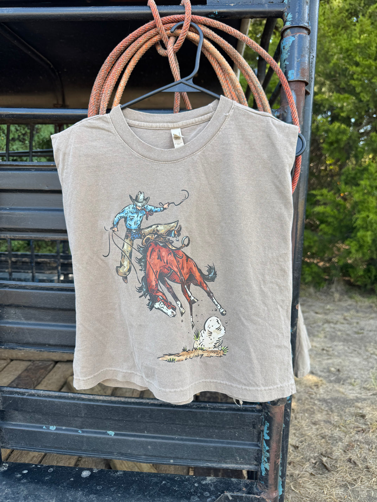 Dear Rodeo Boxy Tank